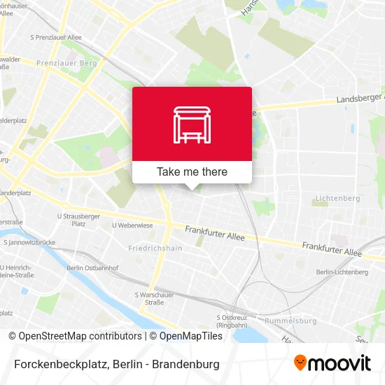 Карта Forckenbeckplatz