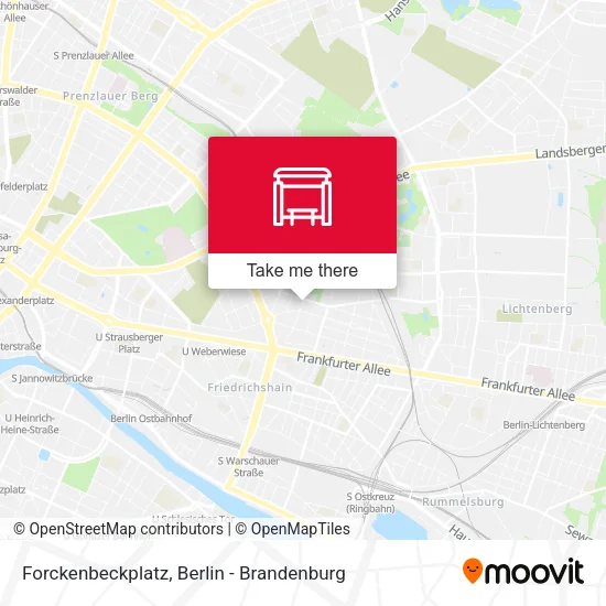 Карта Forckenbeckplatz