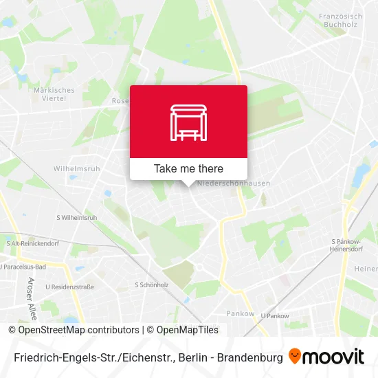 Карта Friedrich-Engels-Str. / Eichenstr.