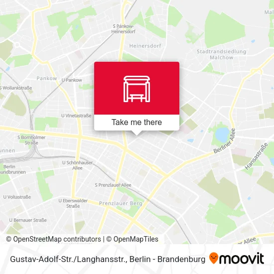 Карта Gustav-Adolf-Str./Langhansstr.