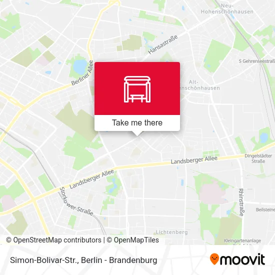 Simon-Bolivar-Str. map