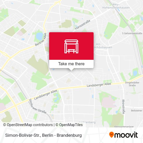 Карта Simon-Bolivar-Str.