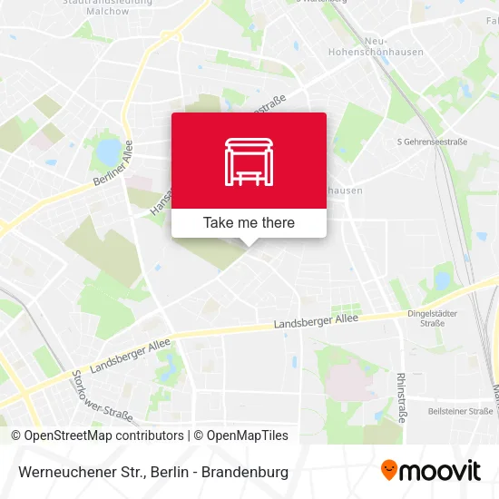 Карта Werneuchener Str.