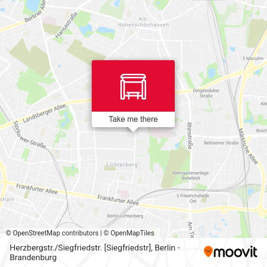 Карта Herzbergstr. / Siegfriedstr. [Siegfriedstr]