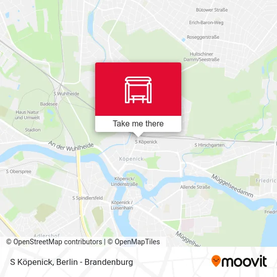 S Köpenick map