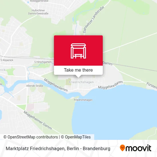 Marktplatz Friedrichshagen map