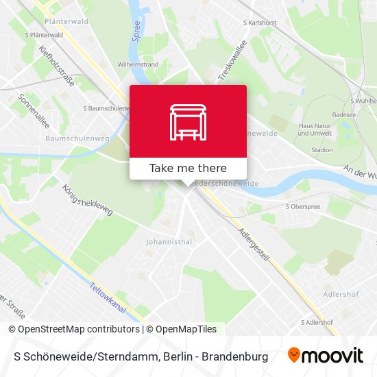 S Schöneweide/Sterndamm map