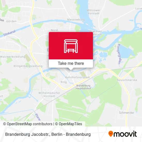 Brandenburg Jacobstr. map