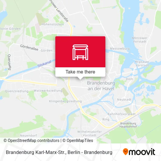 Карта Brandenburg Karl-Marx-Str.
