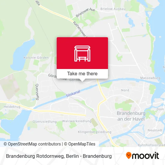 Brandenburg Rotdornweg map
