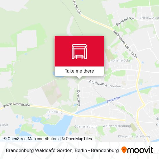 Brandenburg Waldcafé Görden map