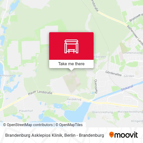 Brandenburg Asklepios Klinik map