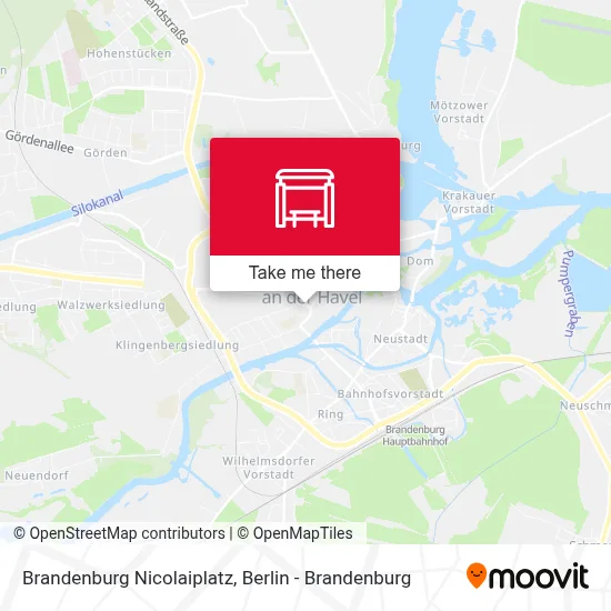 Brandenburg Nicolaiplatz map