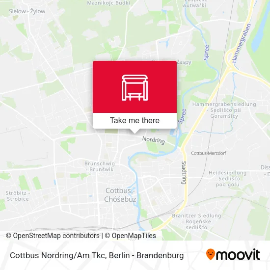 Карта Cottbus Nordring/Am Tkc