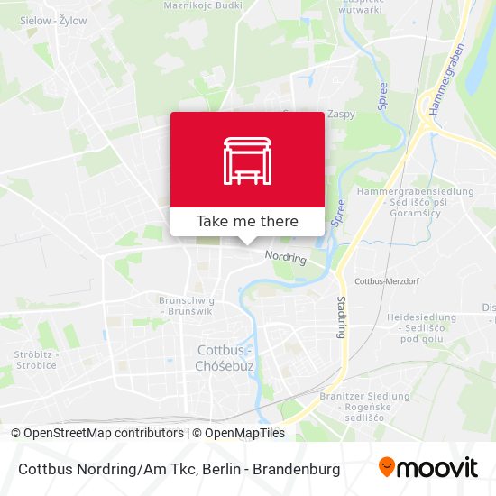 Cottbus Nordring/Am Tkc map