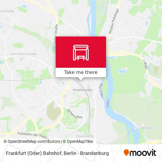 Frankfurt (Oder) Bahnhof map