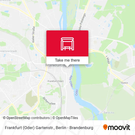 Frankfurt (Oder) Gartenstr. map