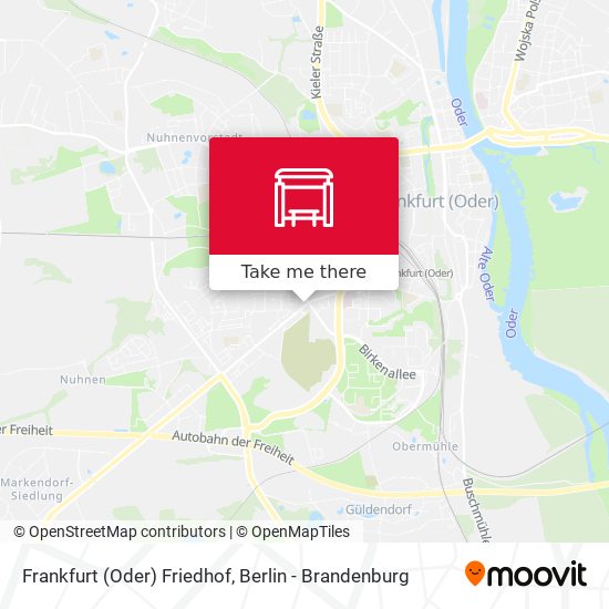 Frankfurt (Oder) Friedhof map
