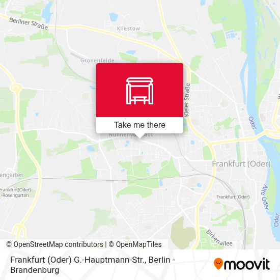 Frankfurt (Oder) G.-Hauptmann-Str. map