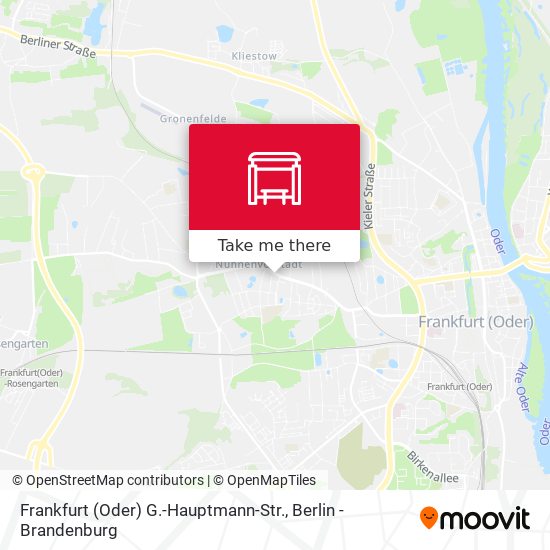 Frankfurt (Oder) G.-Hauptmann-Str. map