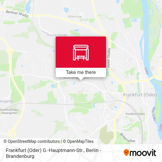 Frankfurt (Oder) G.-Hauptmann-Str. map