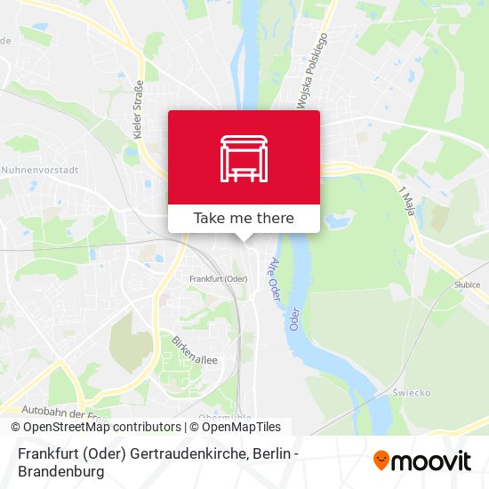 Frankfurt (Oder) Gertraudenkirche map