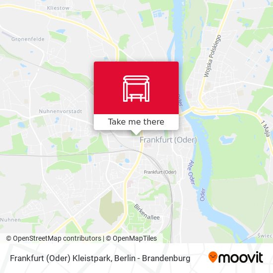 Frankfurt (Oder) Kleistpark map