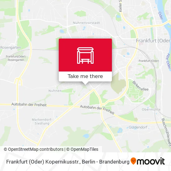 Карта Frankfurt (Oder) Kopernikusstr.