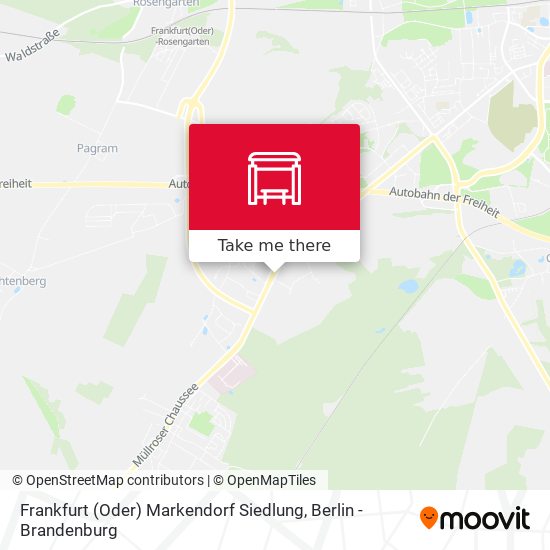 Frankfurt (Oder) Markendorf Siedlung map