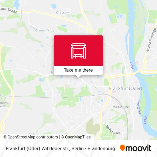 Frankfurt (Oder) Witzlebenstr. map