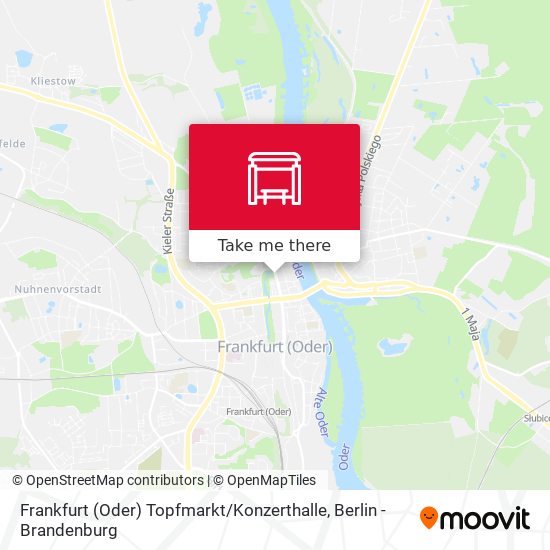 Frankfurt (Oder) Topfmarkt / Konzerthalle map