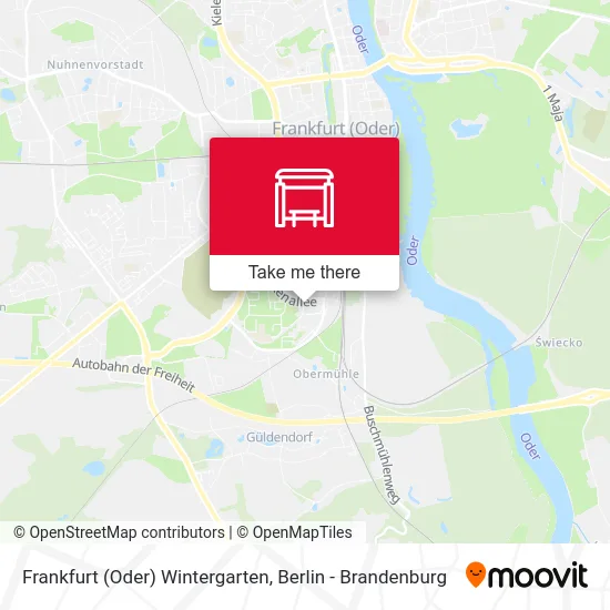Frankfurt (Oder) Wintergarten map
