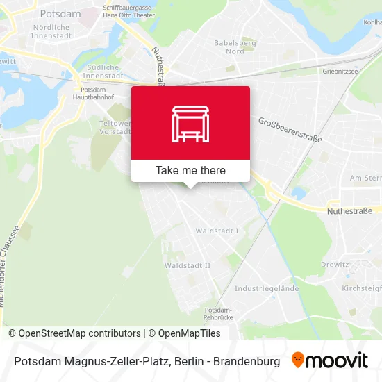 Potsdam Magnus-Zeller-Platz map