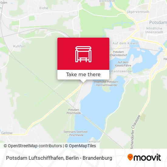 Potsdam Luftschiffhafen map