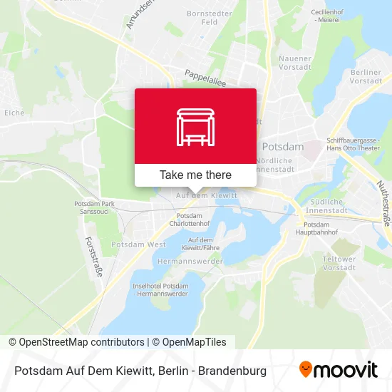 Potsdam Auf Dem Kiewitt map