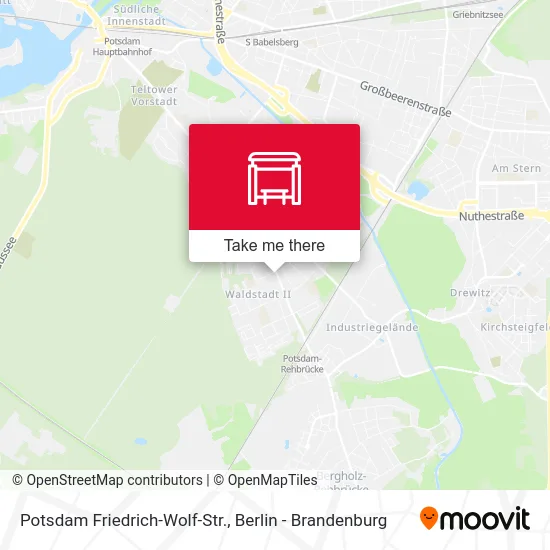Potsdam Friedrich-Wolf-Str. map