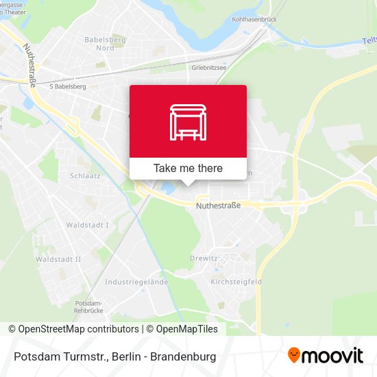 Карта Potsdam Turmstr.