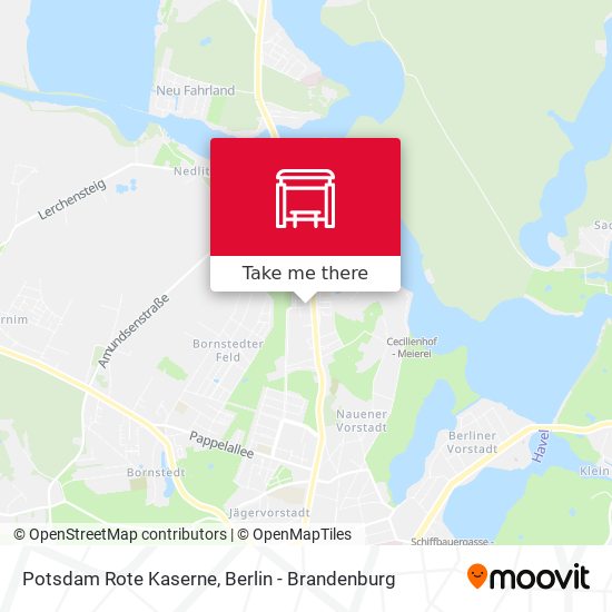 Potsdam Rote Kaserne map