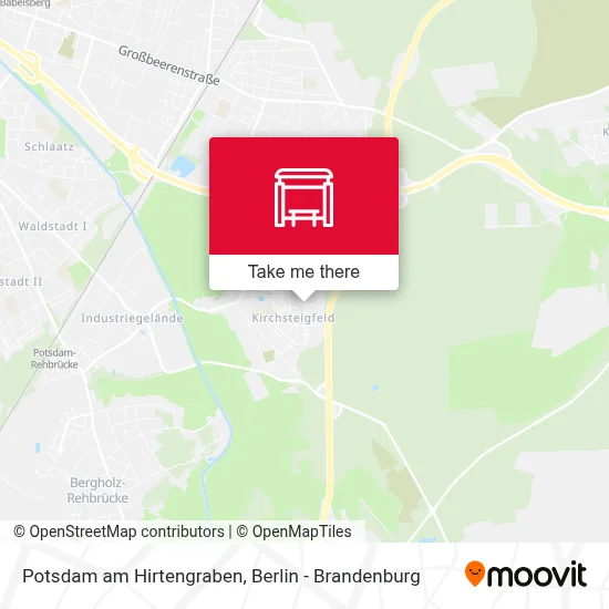 Potsdam am Hirtengraben map