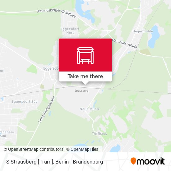 S Strausberg [Tram] map