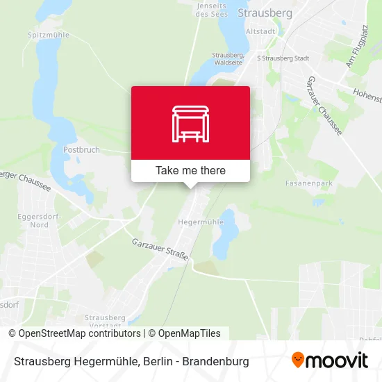 Карта Strausberg Hegermühle