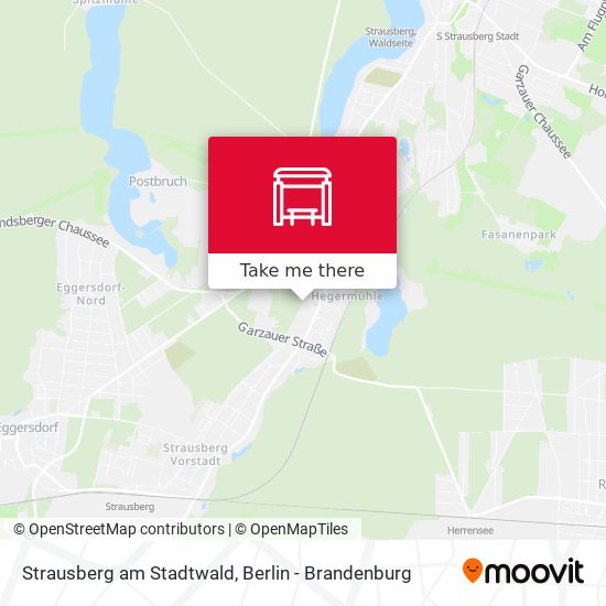 Strausberg am Stadtwald map