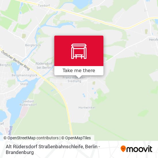 Alt Rüdersdorf Straßenbahnschleife map