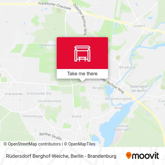 Rüdersdorf Berghof-Weiche map