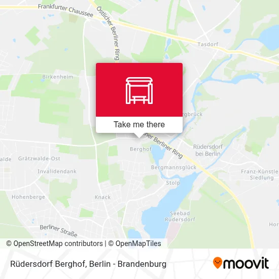 Rüdersdorf Berghof map