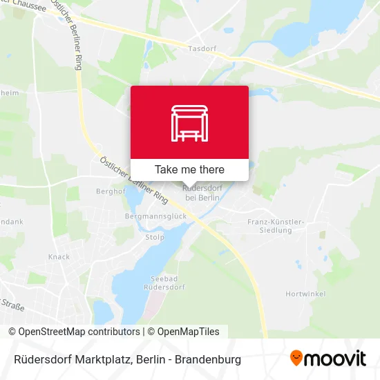 Rüdersdorf Marktplatz map