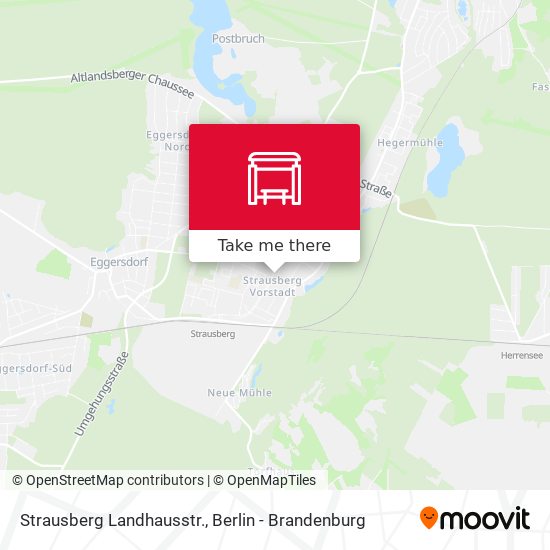 Strausberg Landhausstr. map