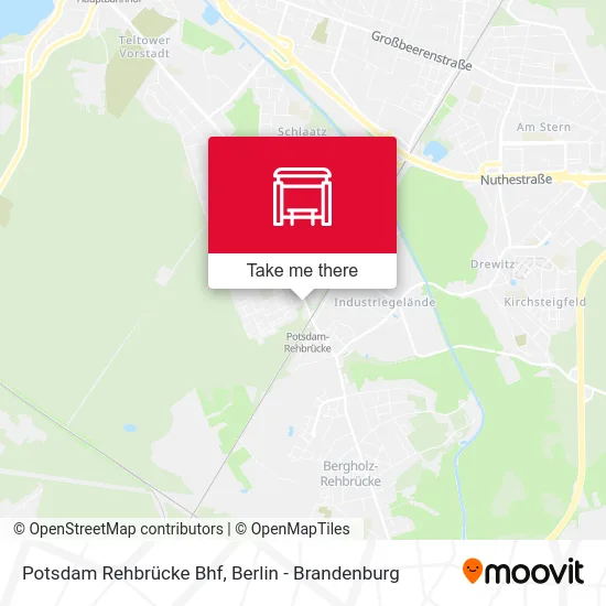 Potsdam Rehbrücke Bhf map