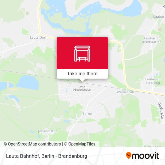 Lauta Bahnhof map
