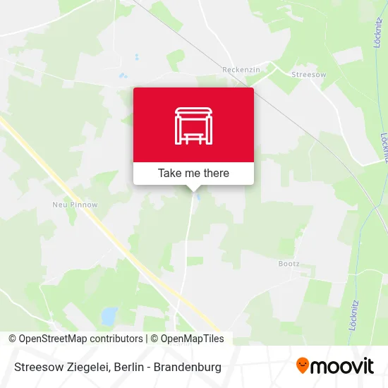 Streesow Ziegelei map